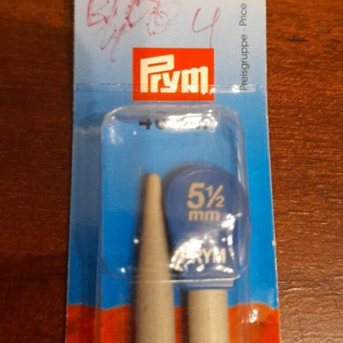 Prym knitting needles no 5.5 new in original packaging