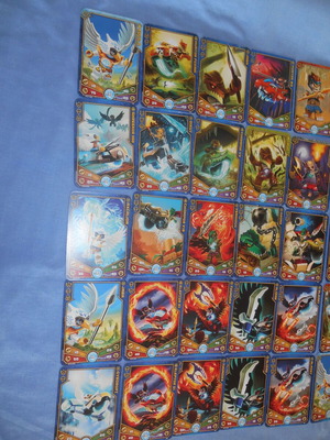 Lego Chima cards used, set of 54 pieces