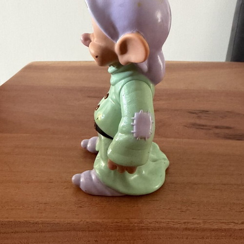 Vintage Disney Dopey figure 1992 Mattel used, Snow White & Seven Dwarfs