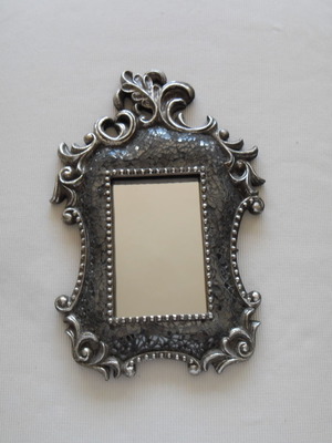 Mirror used, height 32cm, width 22cm