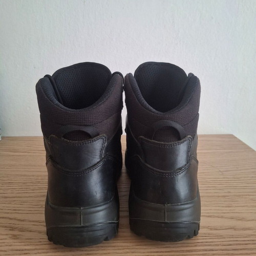 Lowa leather boots used, size 45, Vibram sole, black