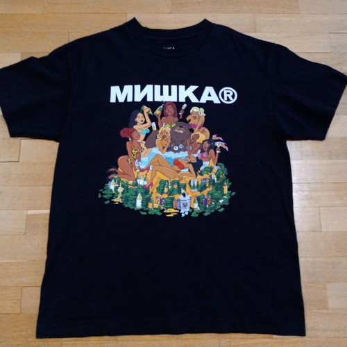 Mishka Rare Streetwear Shirt 100% Cotton size M like new, black