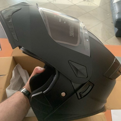 KIRS Design helmet size Large black matt new