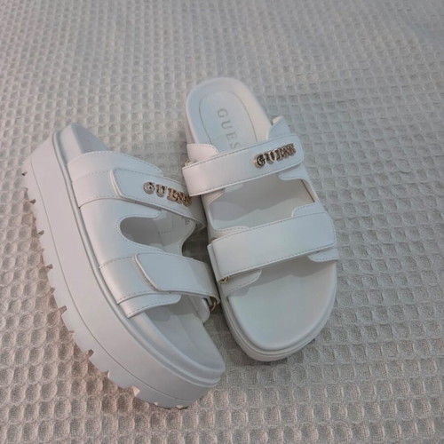 Guess women's sandals like new, size 39, white