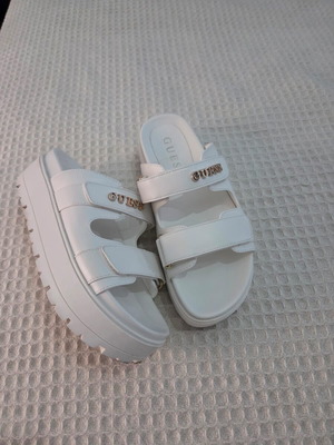 Guess women's sandals like new, size 39, white