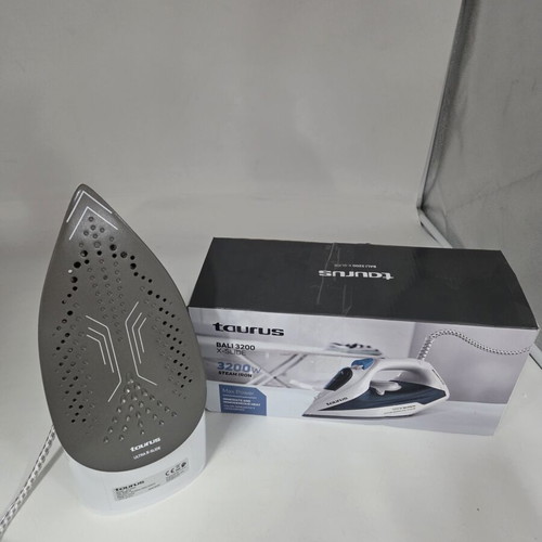 Taurus Bali 3200 X-Slide Steam Iron new, 3200W, white and blue