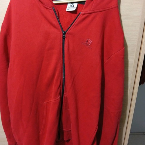 Salomon sport jacket like new, red, XL