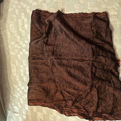 Brown scarf used