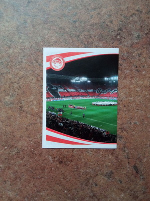 Panini Superleague Ελλάδα 2011 αυτοκόλλητο Νο390, κερκίδα Ολυμπιακού