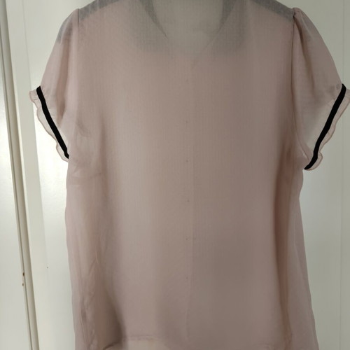 Zara chiffon women's shirt size L like new, pink and black