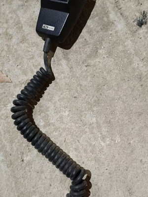 Handheld microphone for CB transceiver used