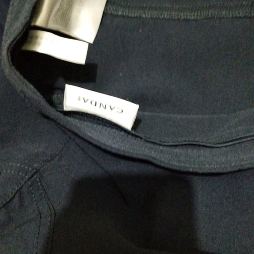 Canda women's pants used, spring, dark blue, stretch size 56-58