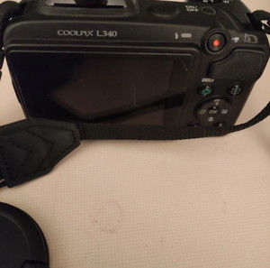 Nikon Coolpix L340 Black (με επαναφορτιζόμενες μπαταριες)