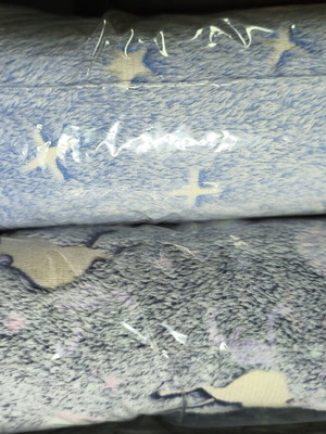 Fleece blankets set of two glow in the dark, like new