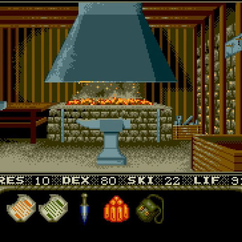 Elvira 1990 PC Big Box μεταχειρισμένο παιχνίδι περιπέτειας, 8x δισκέτες 5.25"