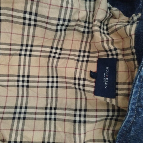 Burberry denim coat with hood, unisex, sizes S and M