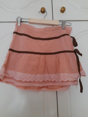 Staff Jeans pink mini skirt like new, XS