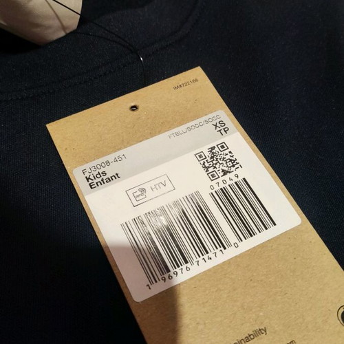 Nike Park 20 Dri-FIT Crew sports shirt new, kids XS blue