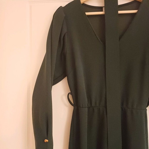 Maxi velvet dresses like new, set of 2, green