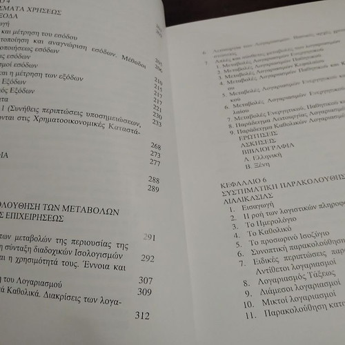 Financial Accounting book like new, Greek language