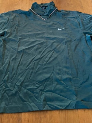 Nike Vintage Polo Shirt Large Used, Dark Green
