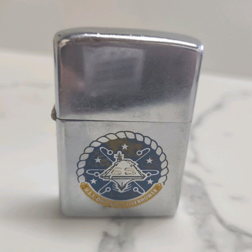 Collectible Zippo 1977 used with UUS Dwight D. Eisenhower CVN 69 emblem