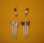 Vintage unique earrings used