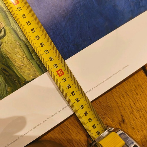 Van Gogh poster used, museum quality