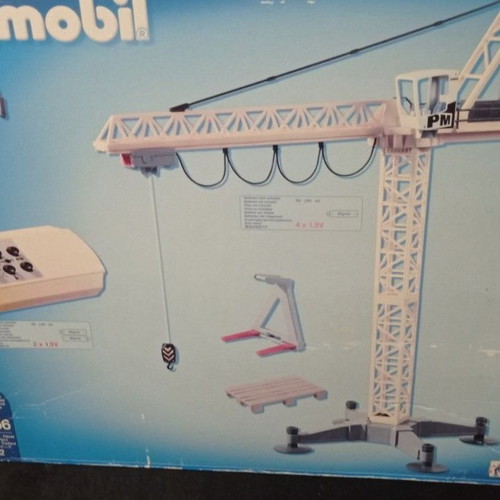 Playmobil City Action 5466 remote control crane new sealed