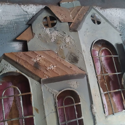 Metal 3D art piece Inart new