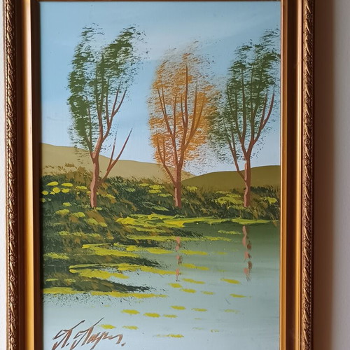 Painting like new, 25 x 34.5 cm