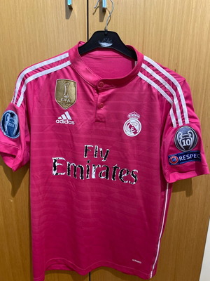 Φανέλα Real Madrid εκτός έδρας 14/15 μεταχειρισμένη, μέγεθος medium