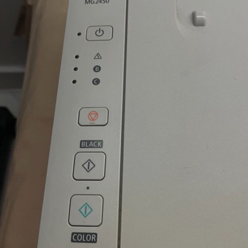 Canon Pixma MG2450 3-in-1 multifunction printer used