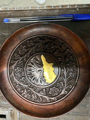 Decorative wooden plate new