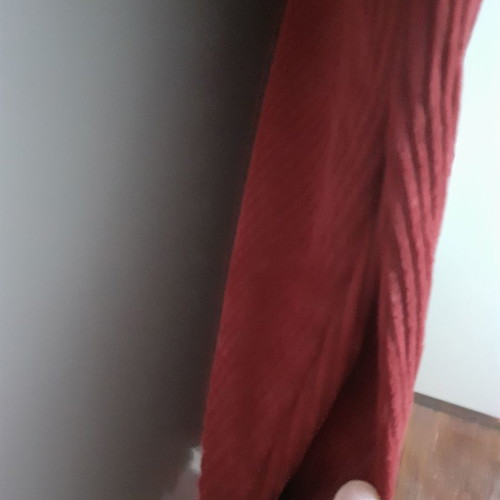 Burgundy corduroy salopette dress new, size small