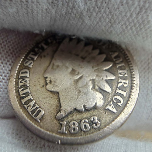 Indian Head Cent 1863 USA like new