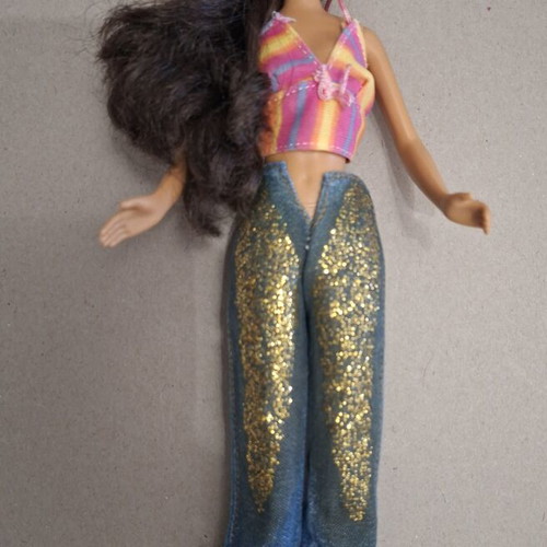 Doll with clothes like new