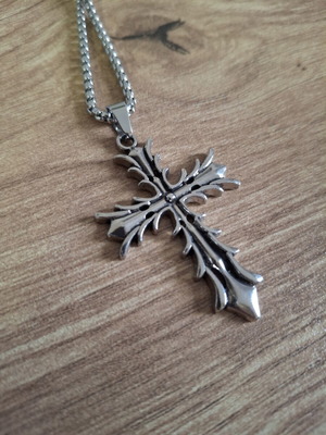 Cross Necklace stainless steel new