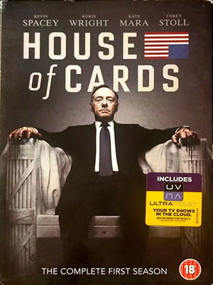House of Cards DVD complete first season used, drama series