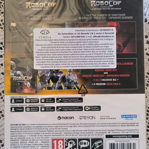 Robocop Rogue City Collection PS5 new, shooting genre