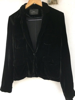 Day Birger & Mikkelsen velvet blazer size M, like new, black