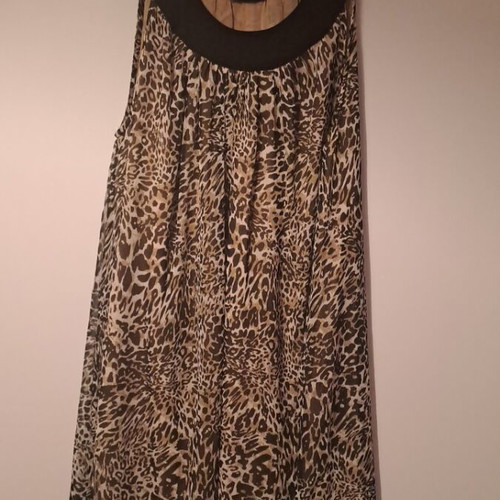 Women's Dress size 46 like new, polyester, lined