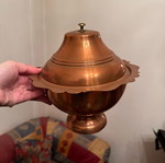 Vintage copper containers used
