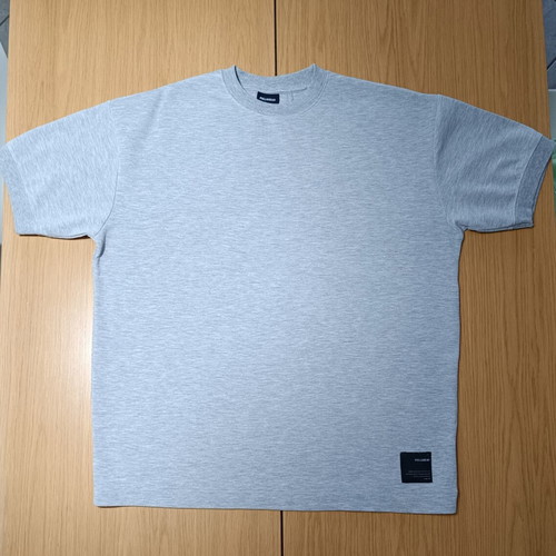Pull&Bear men's T-shirt size L gray melange oversized boxy like new