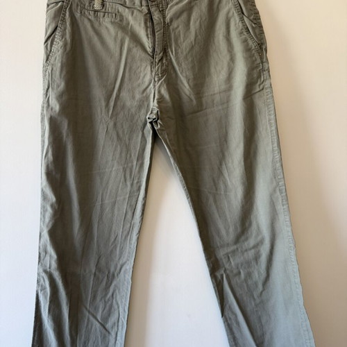Glo men's cotton chino pants XL, khaki olive