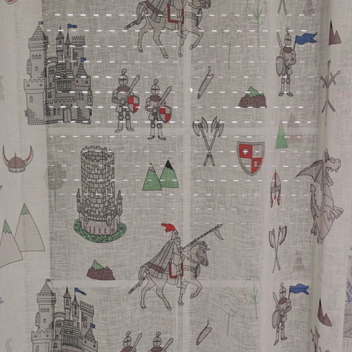 Das Home children's curtains used, 2 pieces, gauze fabric