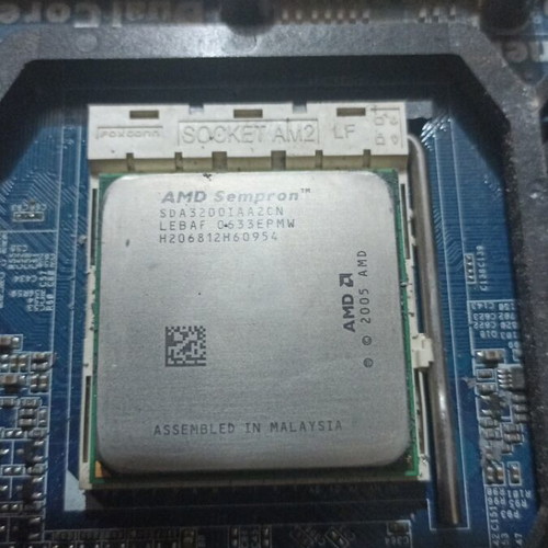 ASRock ALiveSATA2-GLAN motherboard with AMD Sempron processor like new