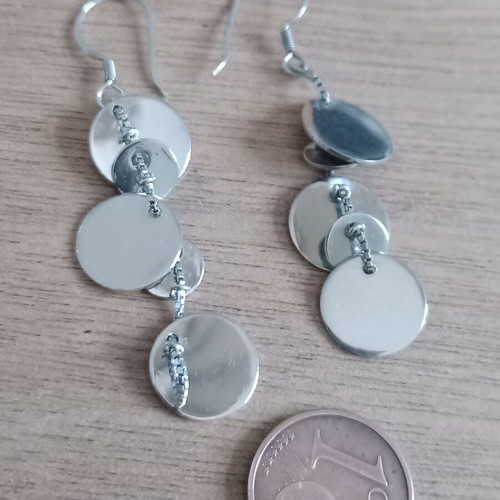 Silver 925 plated earrings new