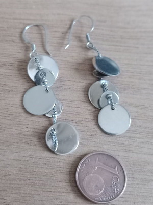 Silver 925 plated earrings new