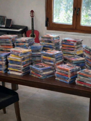 DVD μεταγλωτισμένων κινουμένων σχεδίων σαν καινούργια συλλογή